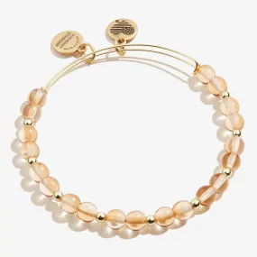 Iridescent Beaded Bangle, Golden