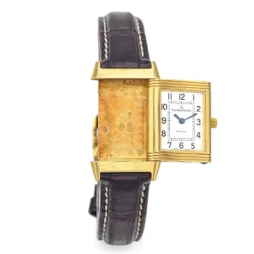 Jaeger LeCoultre Reverso 18K Gold Women's Watch   Box, Paper Ref. 260.1.08