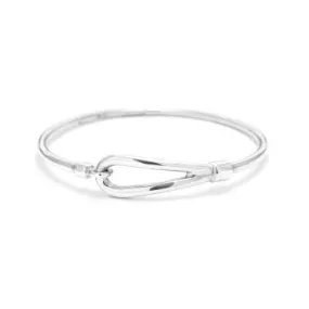 Ladies Silver Bangle