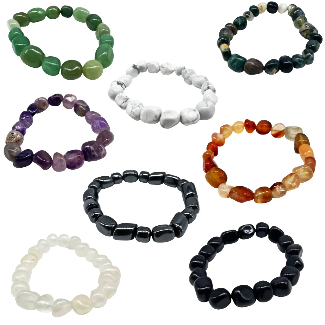 Large Tumbled Bracelets