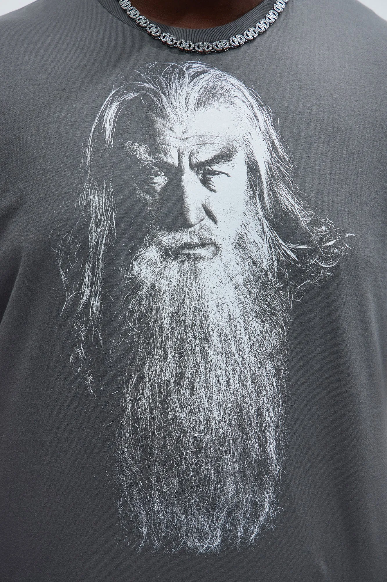 Lord Of The Rings Gandalf Short Sleeve Tee - Charcoal