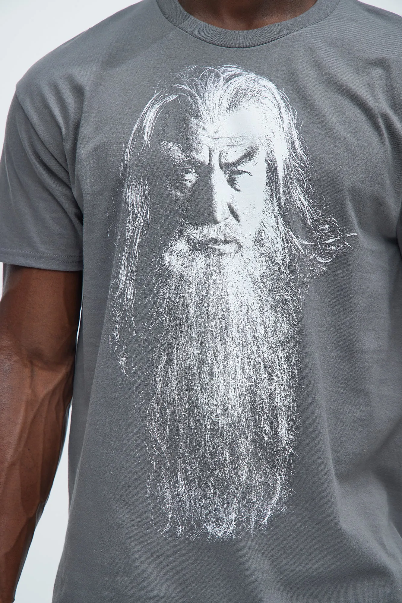 Lord Of The Rings Gandalf Short Sleeve Tee - Charcoal