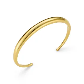 LUXE Domed Bangle - Gold