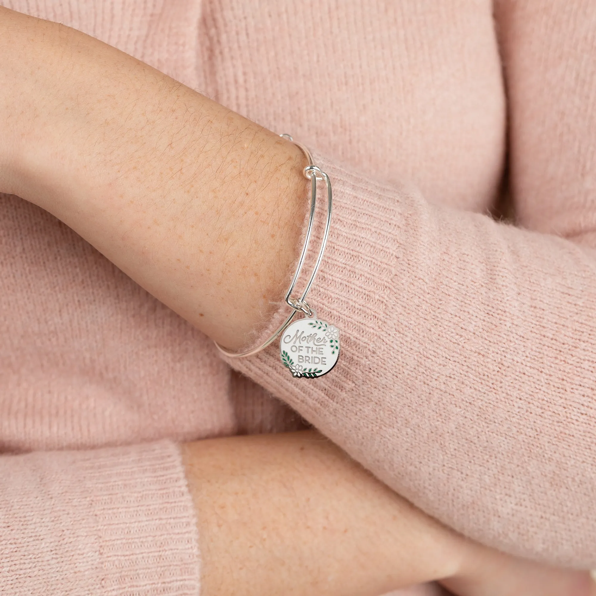 'Mother of the Bride' Charm Bangle