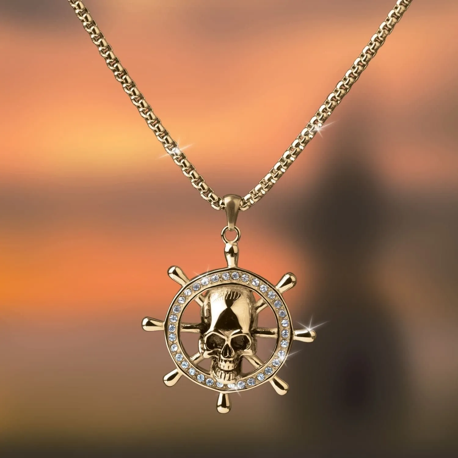 Nautilus Skull Pendant