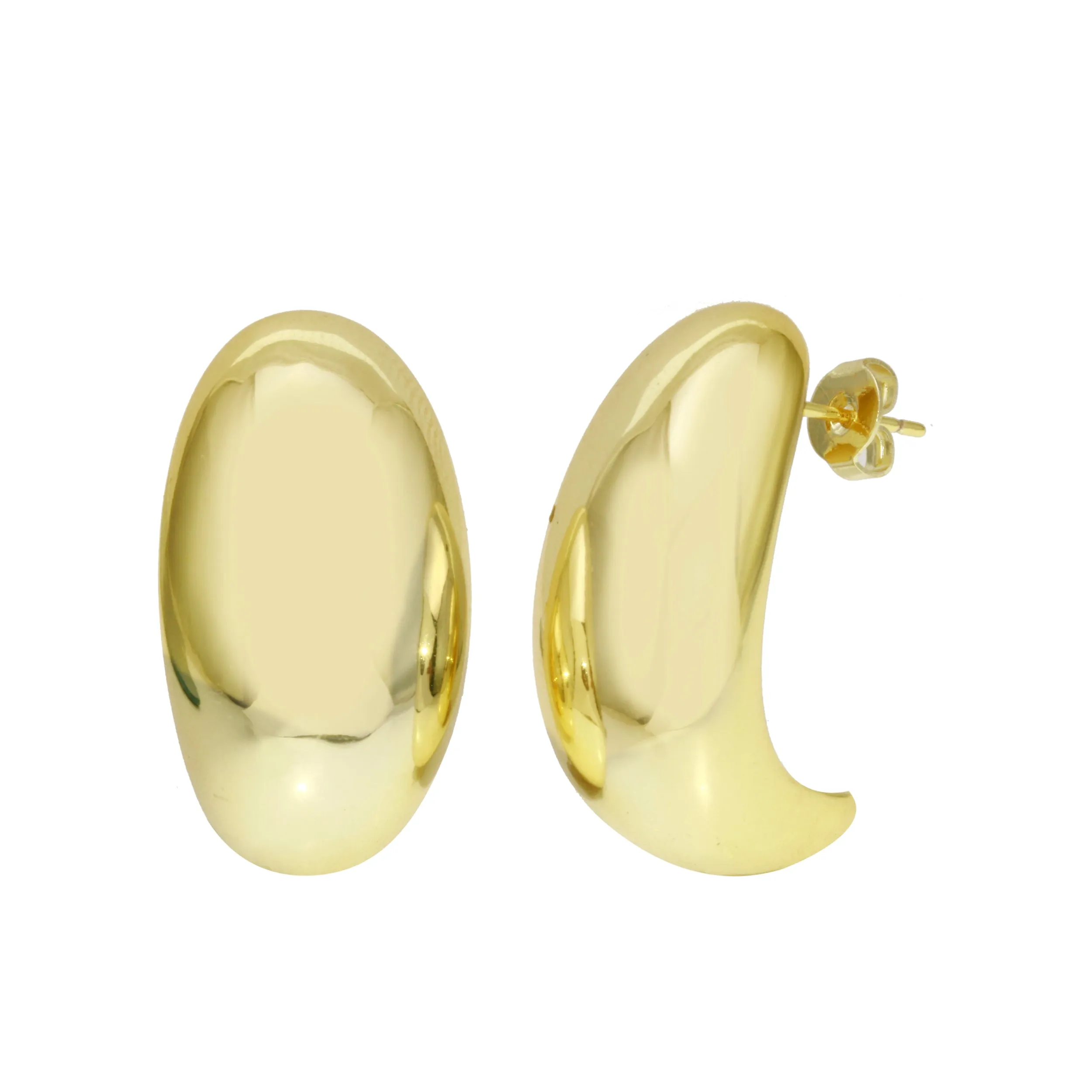 Oval Drop Earrings