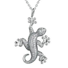 Pavé Gecko Pendant