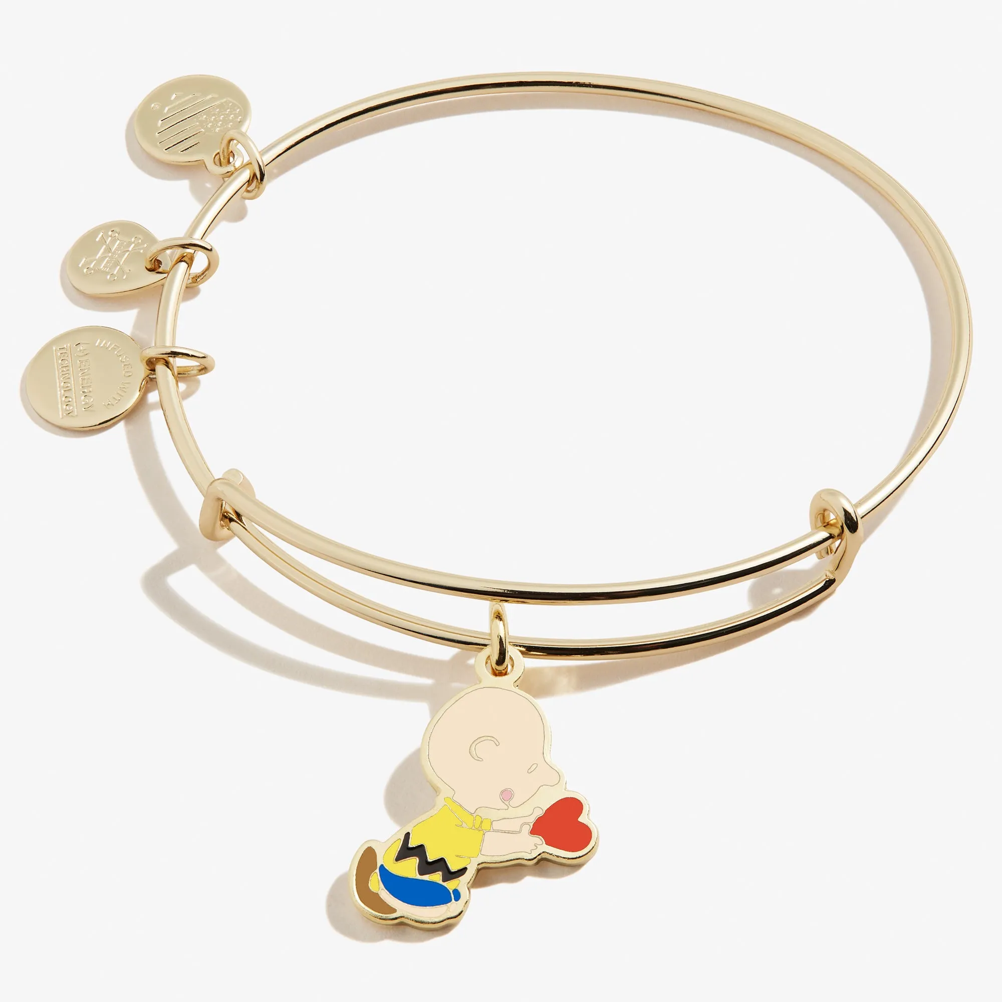 Peanuts Charlie Brown Valentine Charm Bangle