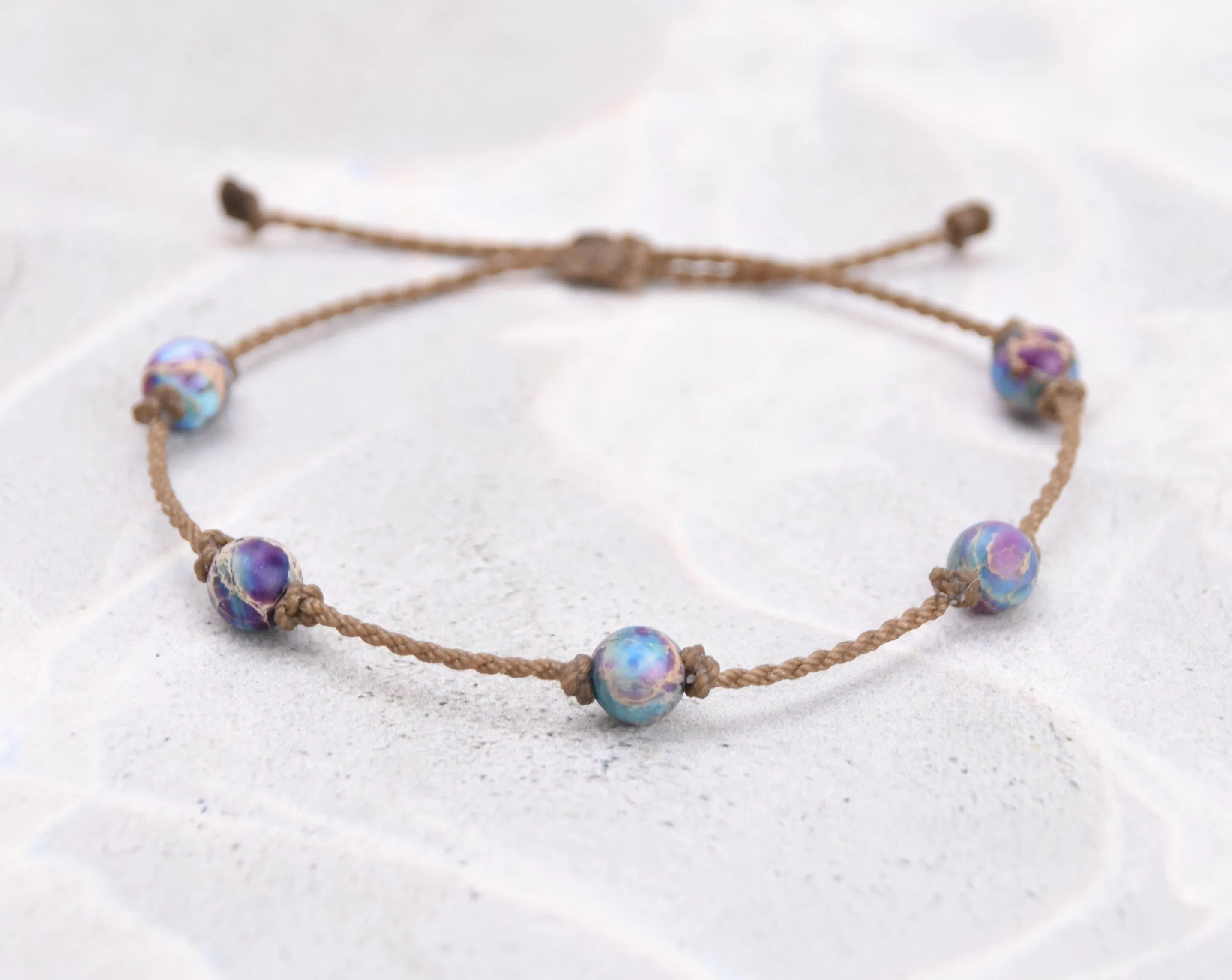 Purple Stones Bracelets