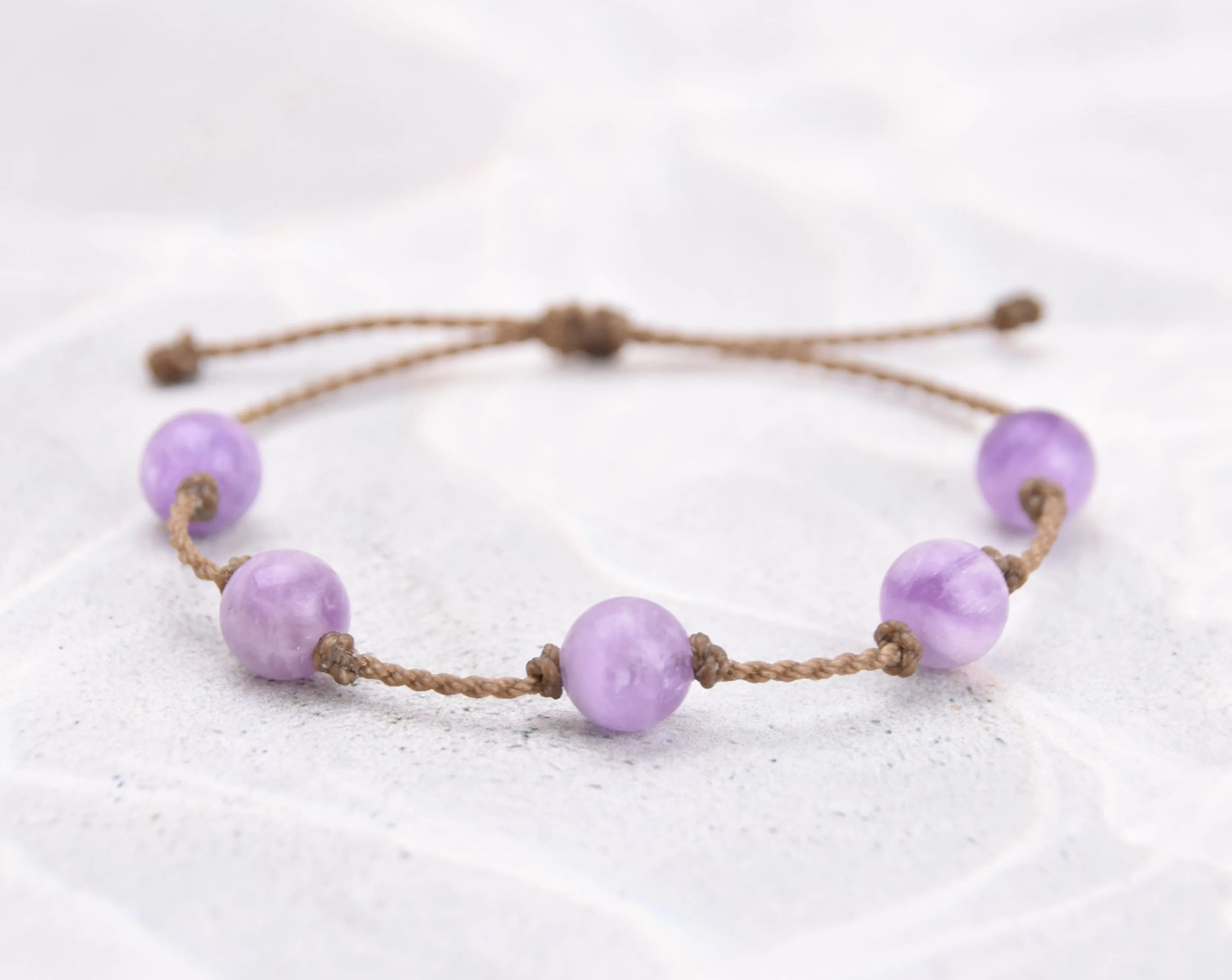 Purple Stones Bracelets