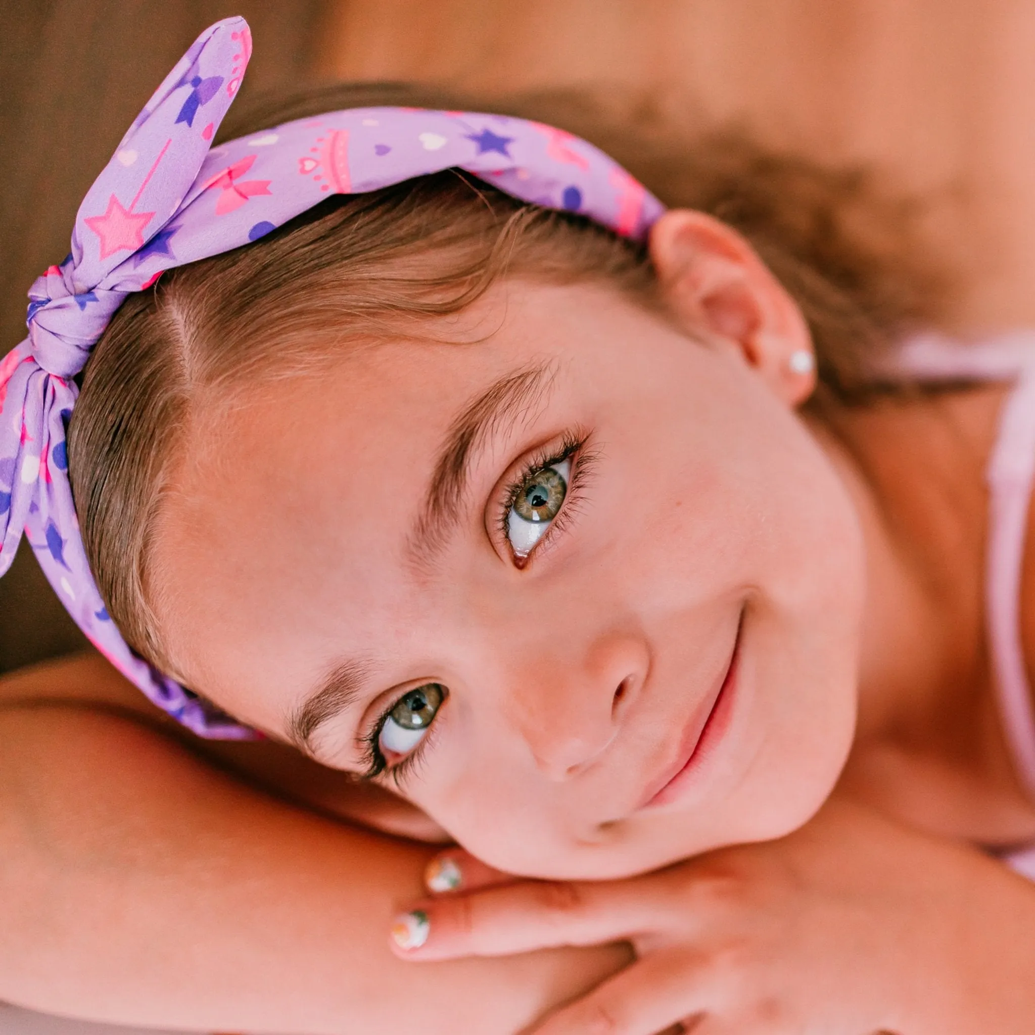 Silky Knotted Rabbit Ear Bow Headband