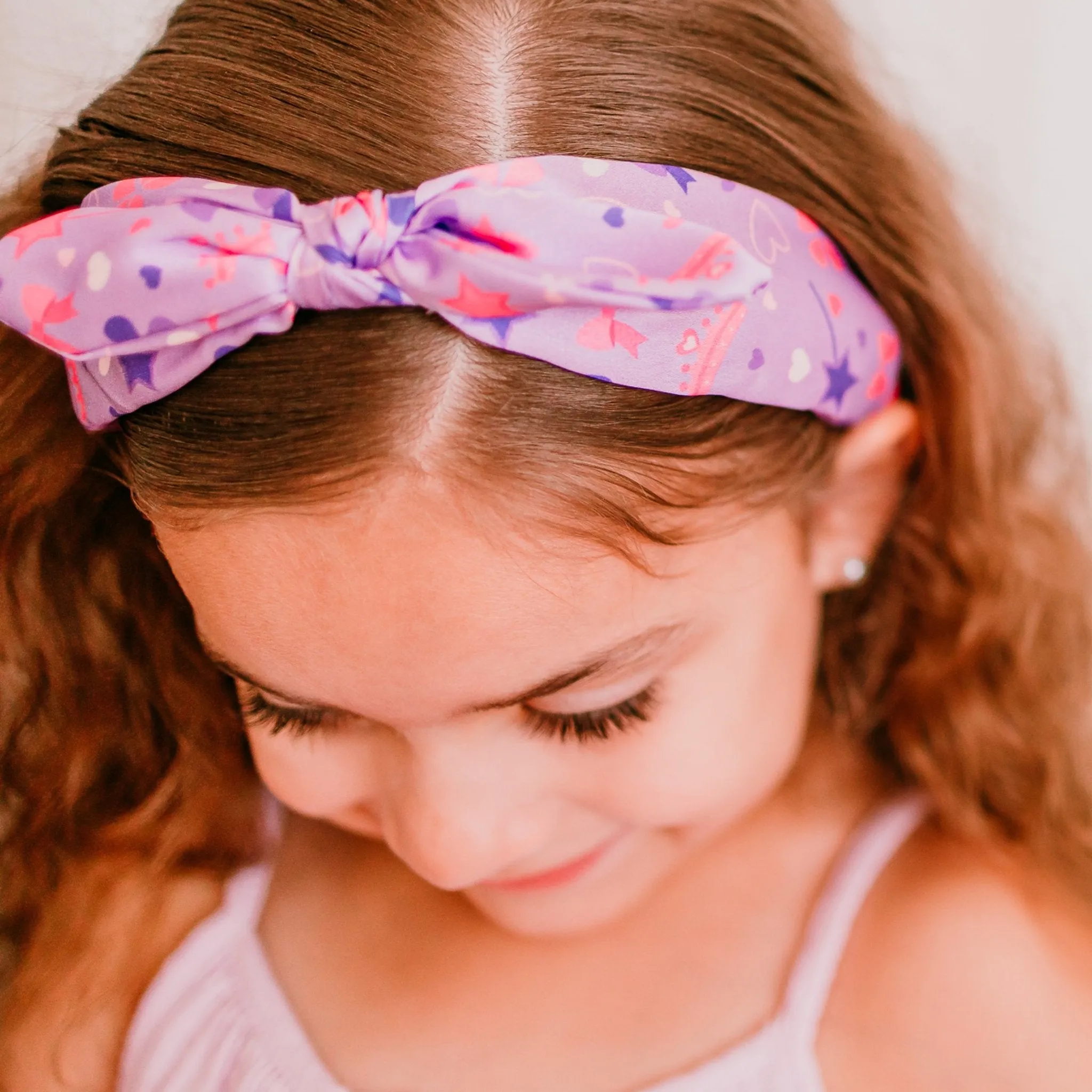 Silky Knotted Rabbit Ear Bow Headband