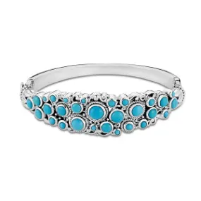 Sleeping Beauty Turquoise Bangle Bracelet