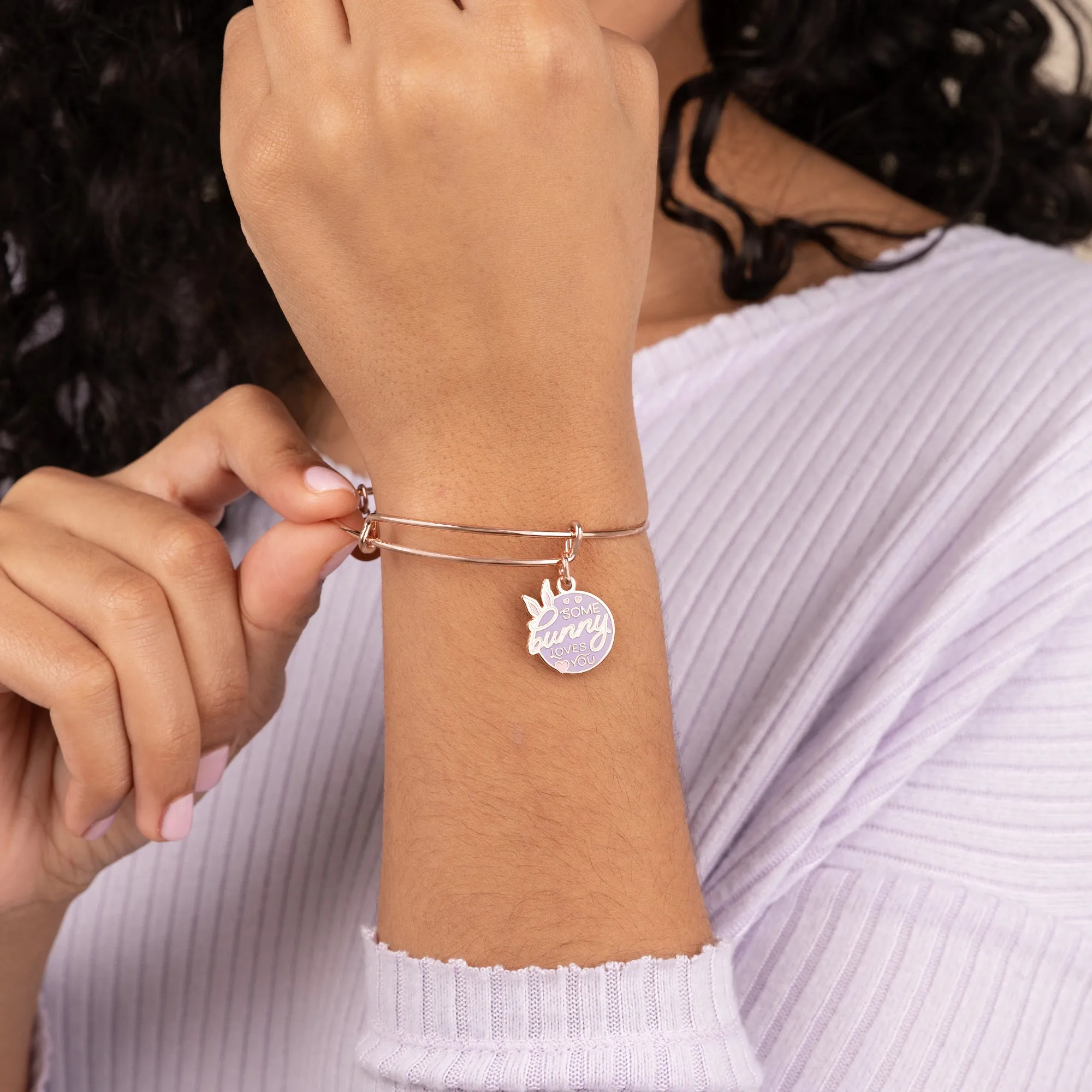 'Some Bunny Loves You' Charm Bangle