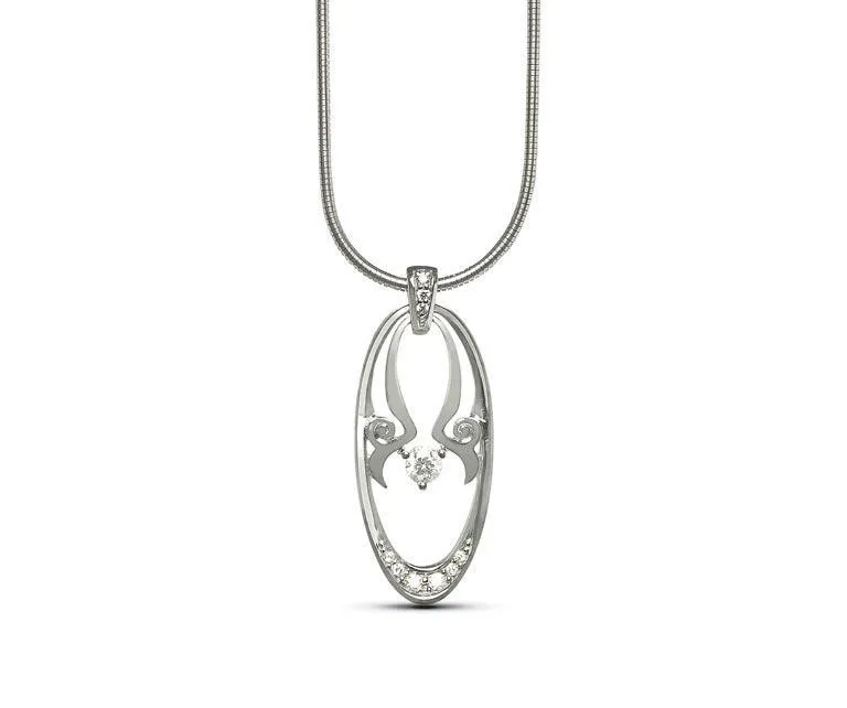 Spanish Window Diamond Pendant