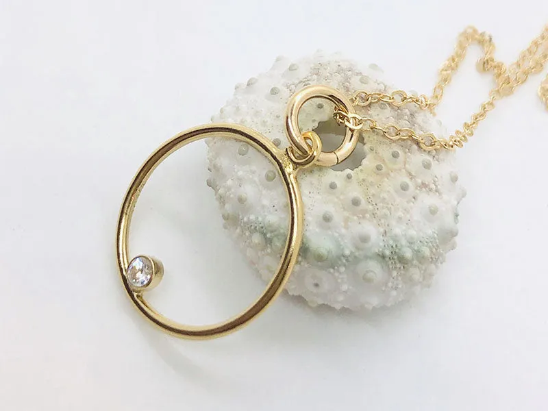 Sparkle Hoop Pendant