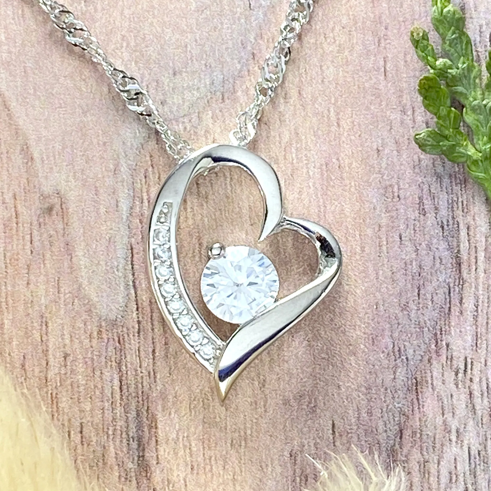 Beautiful Sterling Silver Heart Pendant