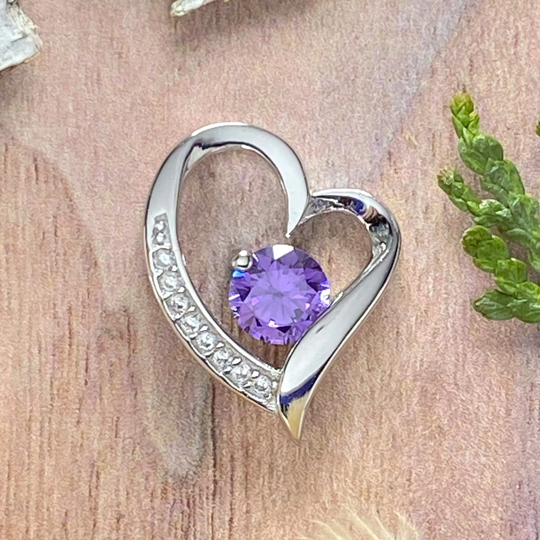 Beautiful Sterling Silver Heart Pendant