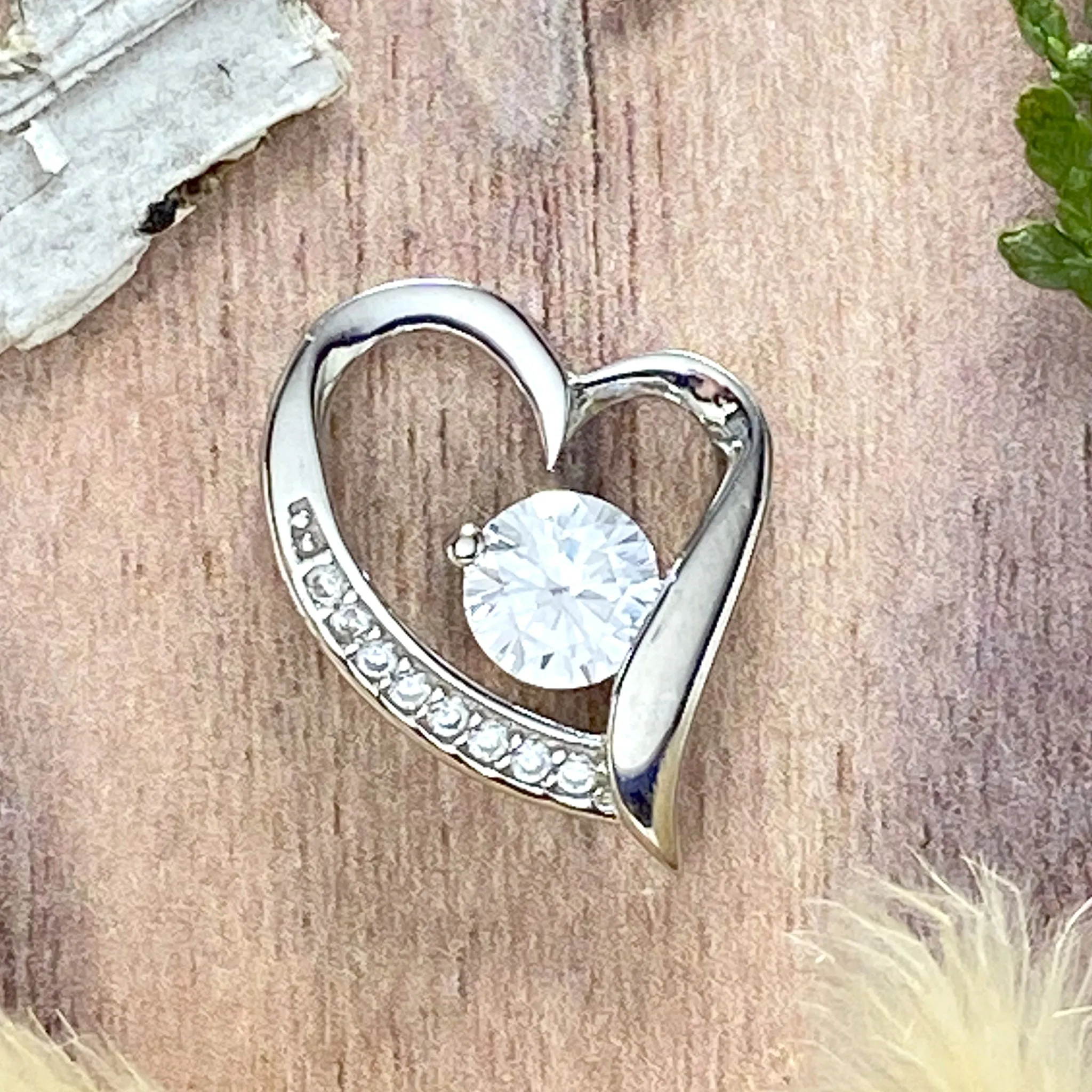 Beautiful Sterling Silver Heart Pendant