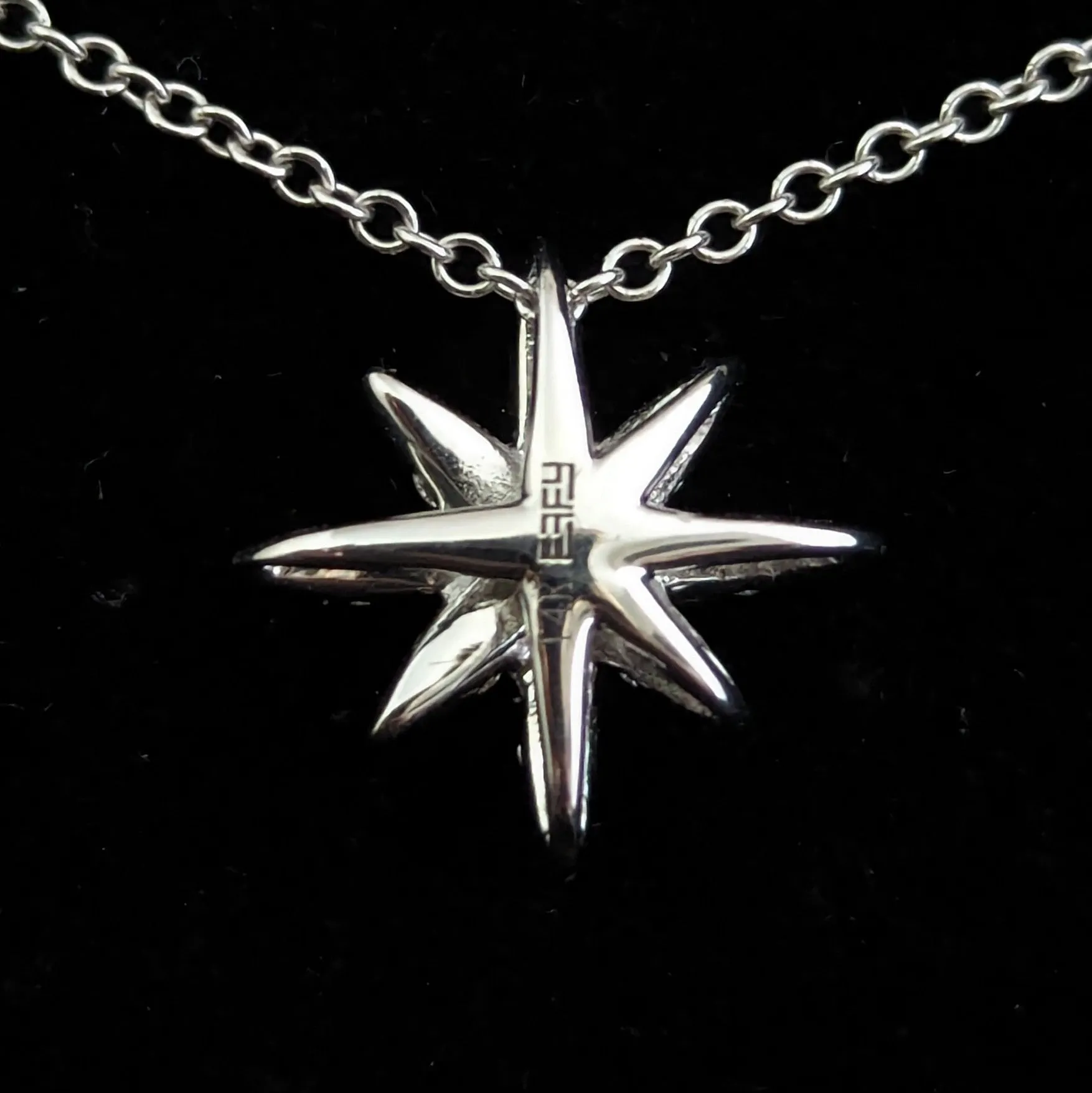 The Clarksburg - By EFFY Estate Daimonds 14k White Gold Star Pendant On Chain