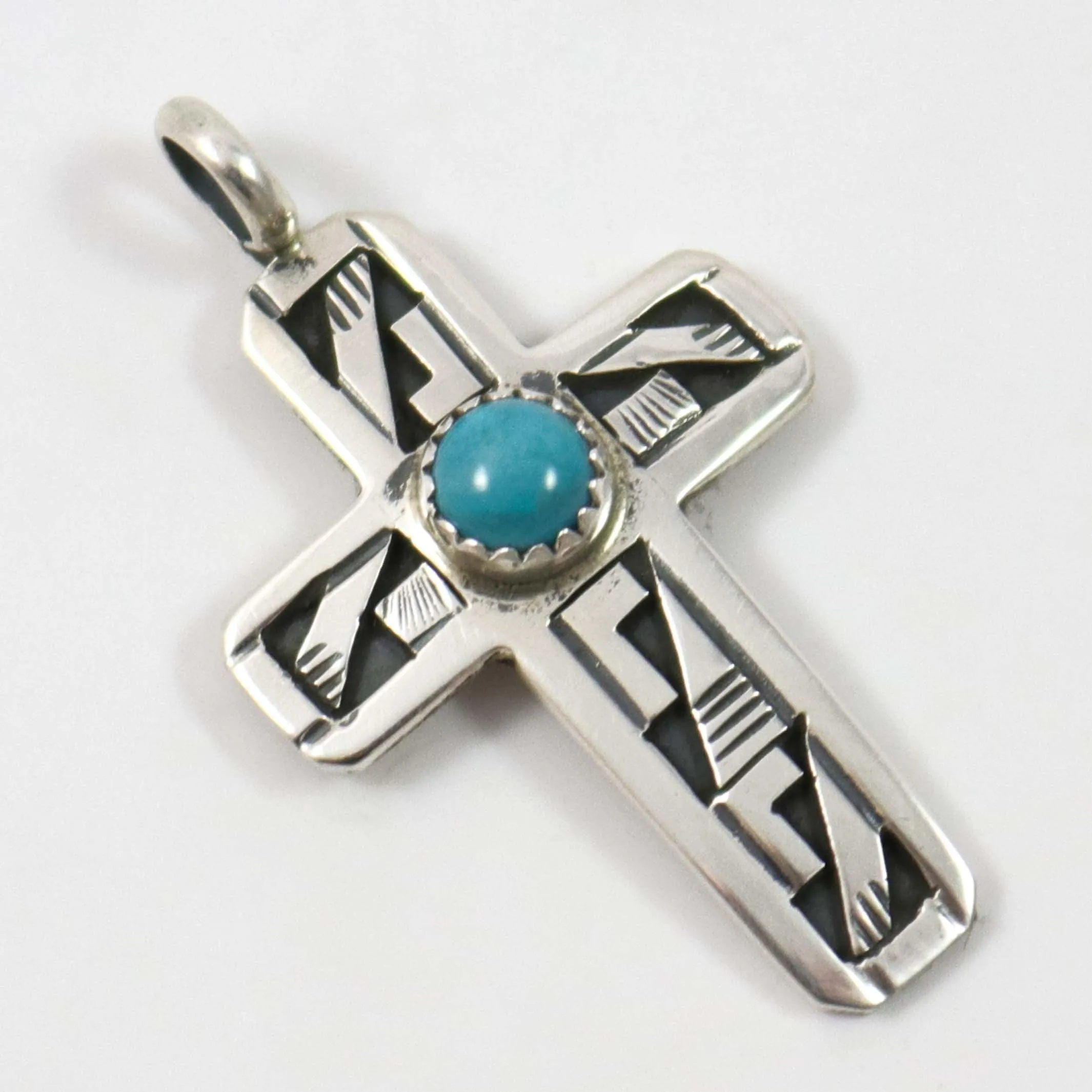 Turquoise Cross Pendant