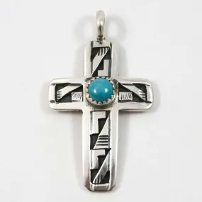 Turquoise Cross Pendant