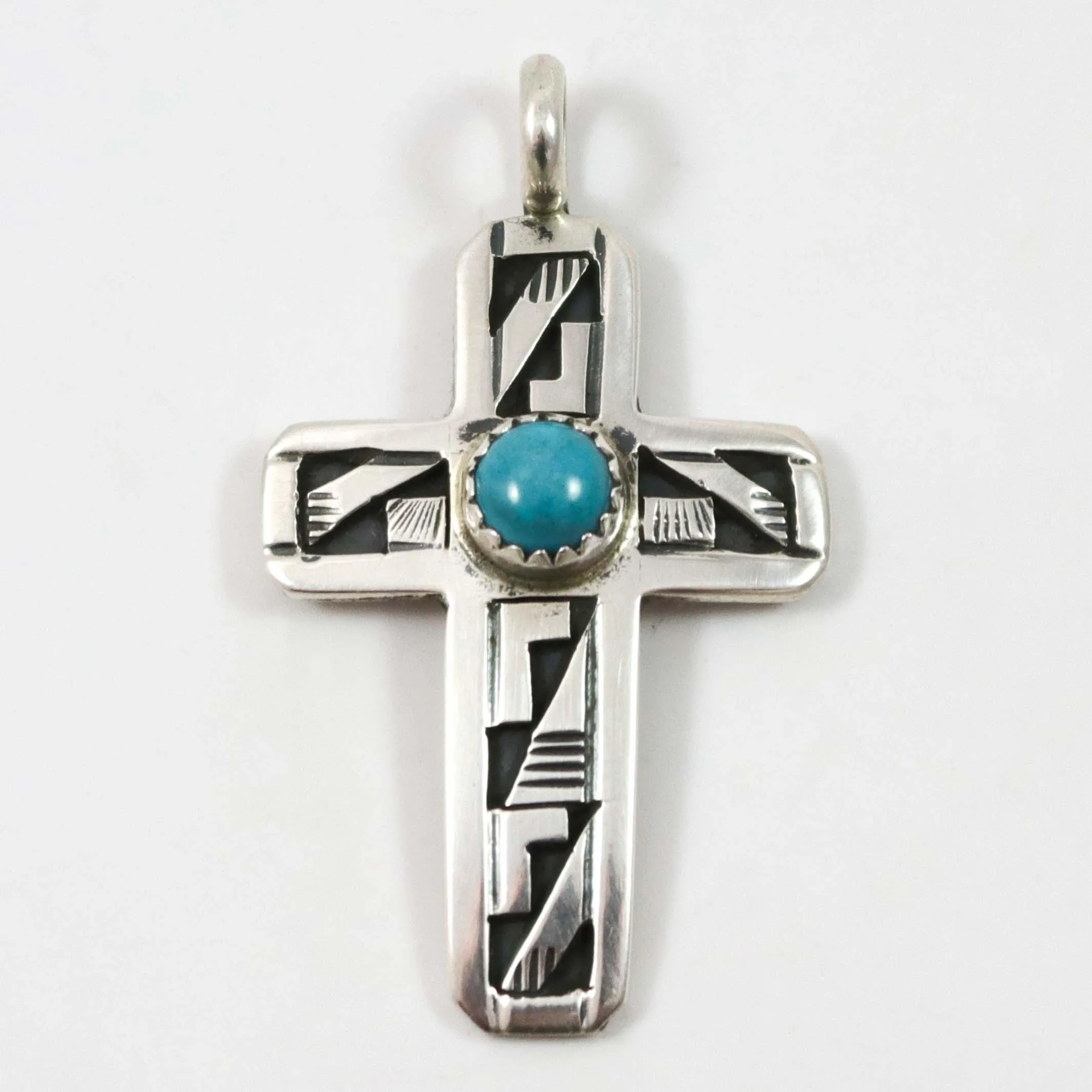 Turquoise Cross Pendant