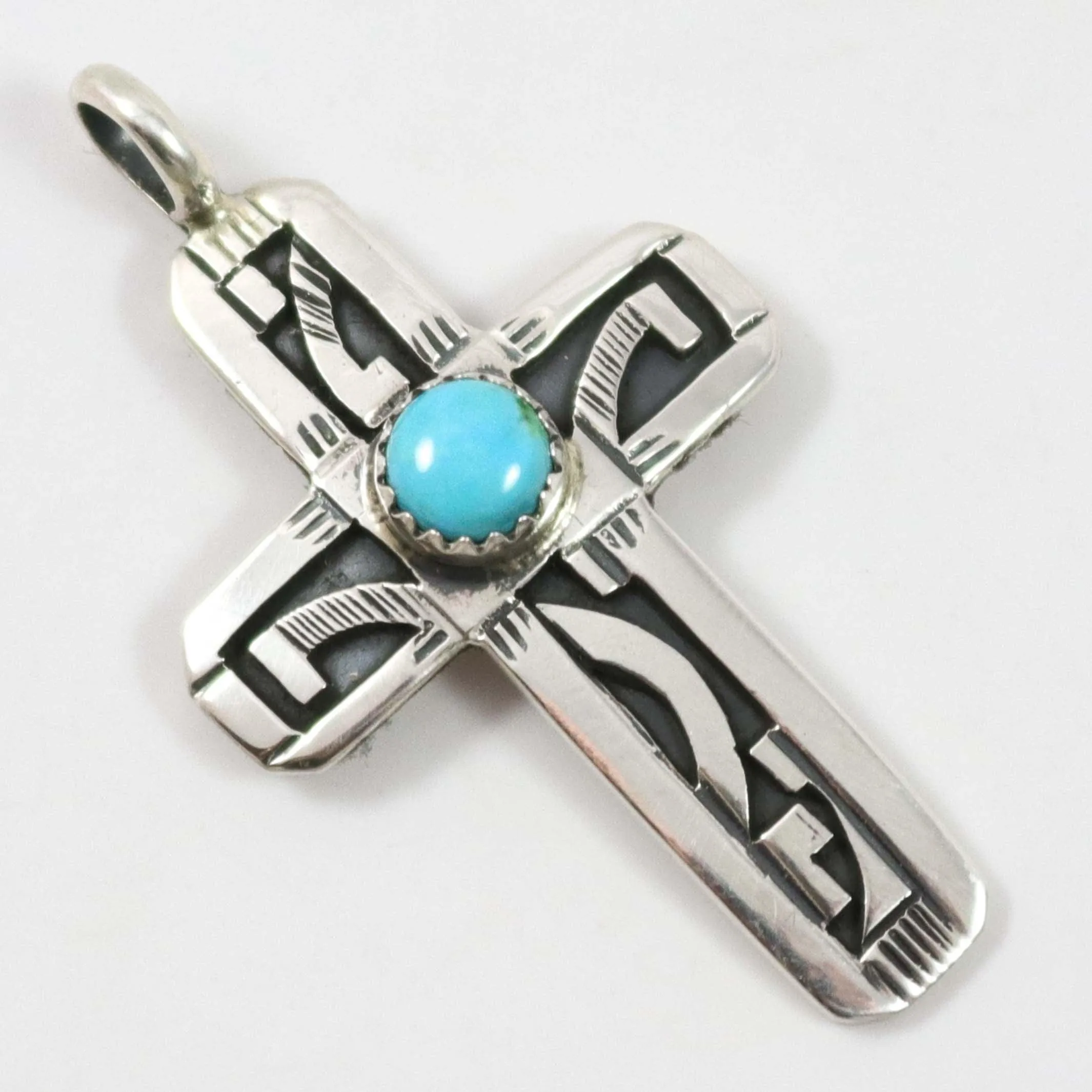 Turquoise Cross Pendant