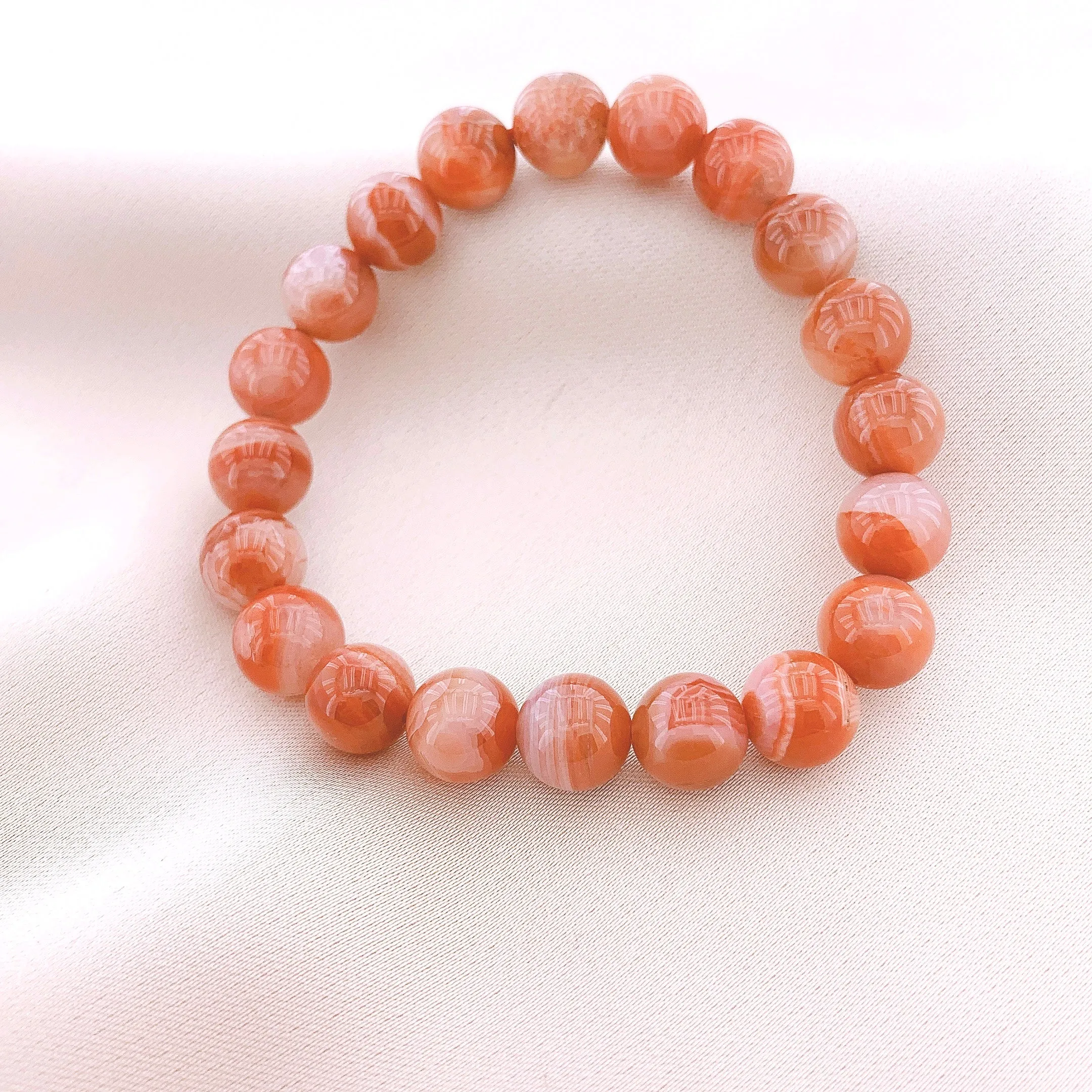 Women's Fashion Nanjiang Carnelian Beads Gemstone Bracelets